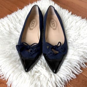 Tod’s shoes, navy, size 8